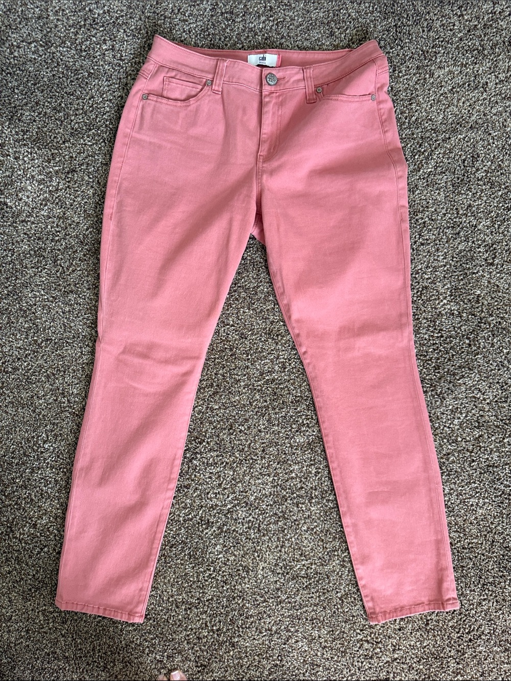 Cabi brick dust curvy skinny jeans